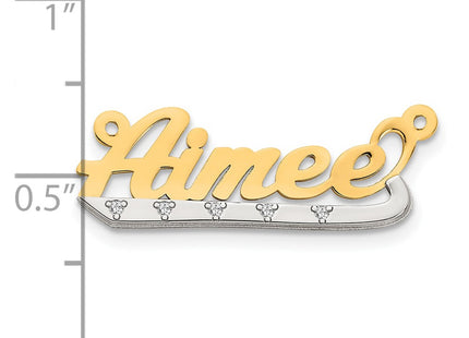 14k Two-tone Jewelry Style XNA207T - Classique Jewelry Inc.