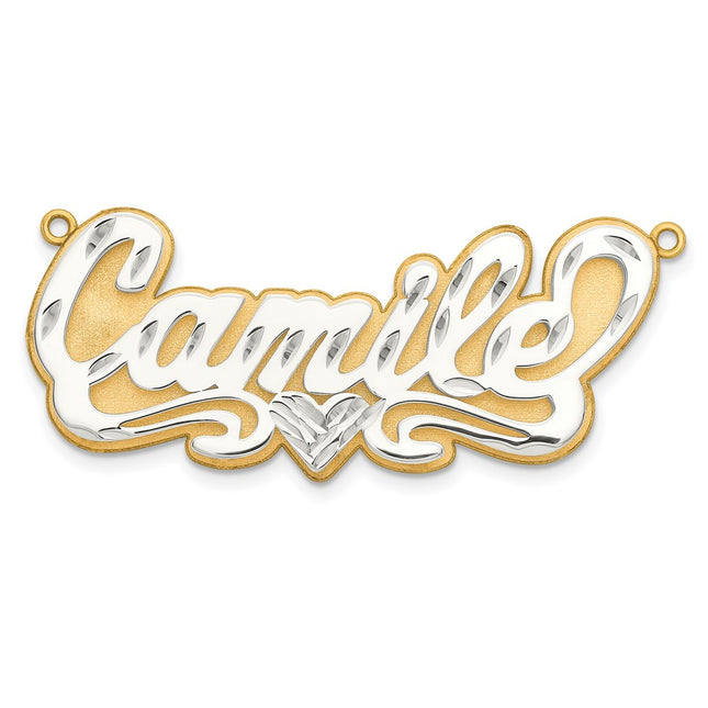 14k Two-tone Jewelry Style XNA238T - Classique Jewelry Inc.