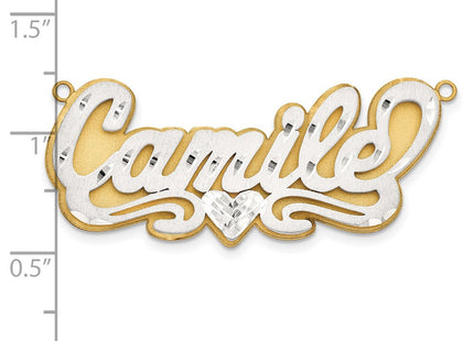 14k Two-tone Jewelry Style XNA239T - Classique Jewelry Inc.