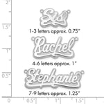 10k Yellow Gold 3D Polished Name Plate view 10