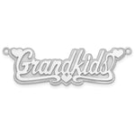 Sterling Silver/Gold-plated 3D Polished Hearts Name Plate view 4