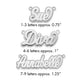 10k White Gold Polished 3D Name Plate