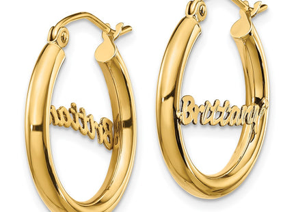 14k Yellow Gold Earrings Style XNA256Y - Classique Jewelry Inc.