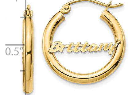 14k Yellow Gold Earrings Style XNA256Y - Classique Jewelry Inc.
