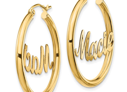 14k Yellow Gold Earrings Style XNA271Y - Classique Jewelry Inc.