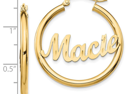 14k Yellow Gold Earrings Style XNA271Y - Classique Jewelry Inc.