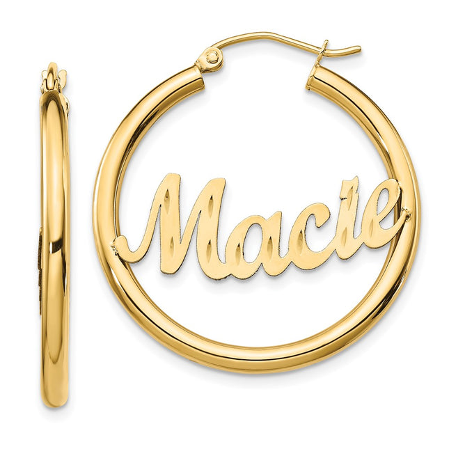 14k Yellow Gold Earrings Style XNA271Y - Classique Jewelry Inc.