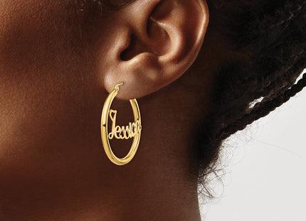 14k Yellow Gold Earrings Style XNA272Y - Classique Jewelry Inc.