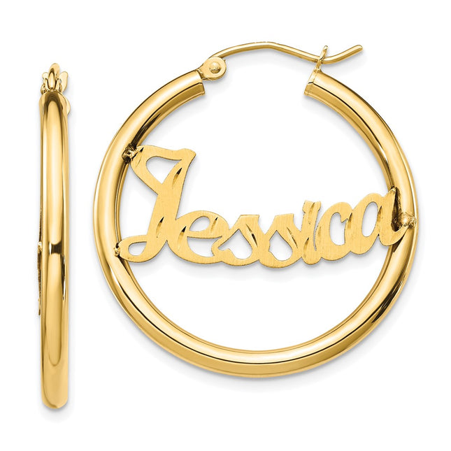 14k Yellow Gold Earrings Style XNA272Y - Classique Jewelry Inc.