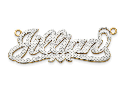 14k White Gold Pendants Style XNA39W - Classique Jewelry Inc.