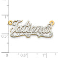 14K White Gold