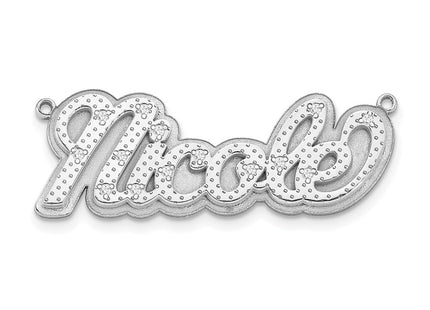 14k White Gold Pendants Style XNA45W - Classique Jewelry Inc.