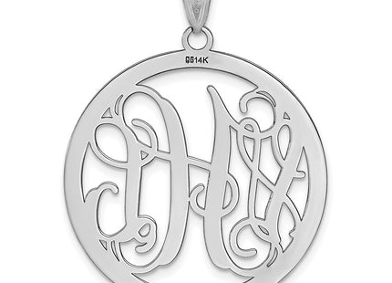 10k White Gold Pendants Style 10XNA499W - Classique Jewelry Inc.