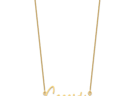 14k Yellow Gold Signature Necklace (Style XNA506Y)