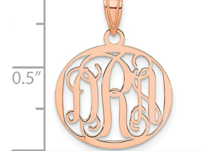 14k Rose Gold Pendants Style XNA527R - Classique Jewelry Inc.