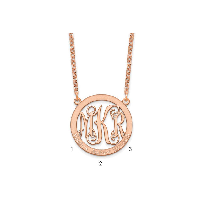 SS/Rose Plated Jewelry Style XNA569RP - Classique Jewelry Inc.