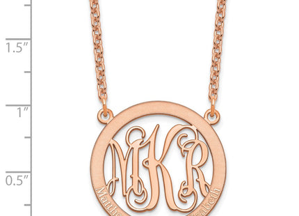 SS/Rose Plated Jewelry Style XNA569RP - Classique Jewelry Inc.