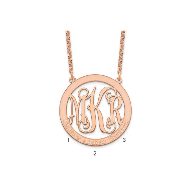 SS/Rose Plated Jewelry Style XNA570RP - Classique Jewelry Inc.