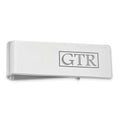 14k White Gold Recessed Letter Money Clip