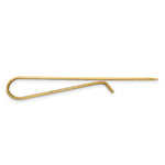 14K Yellow Gold Recessed Letter Monogram Money Clip view