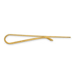 14K Yellow Gold Raised Letter Monogram Money Clip view