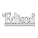10k Yellow Gold Underlined Name Plate view 8