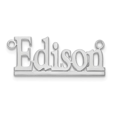 10K Yellow Gold Underlined Name Plate