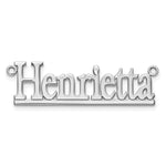10k Yellow Gold Underlined Name Plate view 9