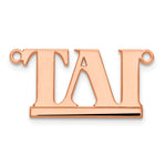 10k White Gold Underlined Name Plate view 12
