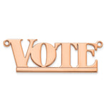 10k White Gold Underlined Name Plate view 13