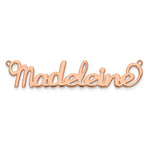10k White Gold Name Plate view 14