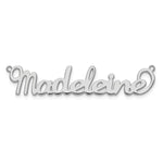 10k White Gold Name Plate view 4