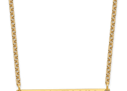 SS/Gold Plated Jewelry Style XNA644GP - Classique Jewelry Inc.