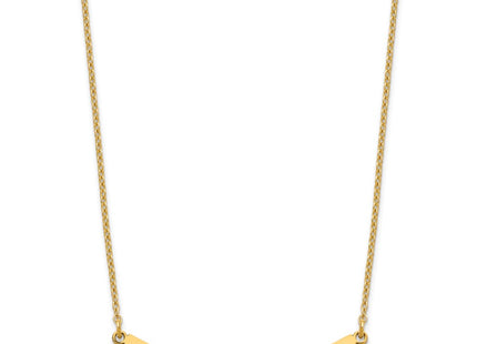 SS/Gold Plated Jewelry Style XNA649GP - Classique Jewelry Inc.