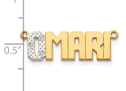 14k Yellow & Rhodium Jewelry Style XNA65 - Classique Jewelry Inc.