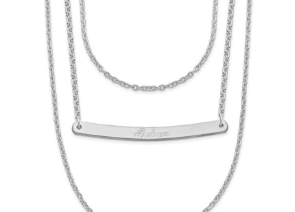Sterling Silver Chain Necklaces Style XNA651SS - Classique Jewelry Inc.