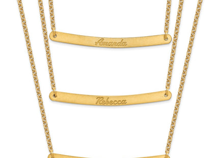 SS/Gold Plated Chain Necklaces Style XNA653GP - Classique Jewelry Inc.