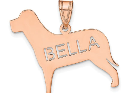 14k Rose Gold Pendants Style XNA691R - Classique Jewelry Inc.
