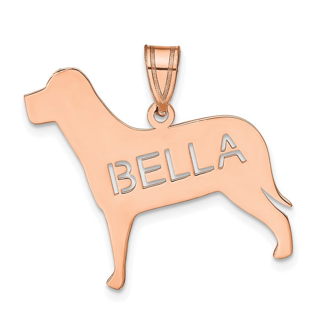 14k Rose Gold Pendants Style XNA691R - Classique Jewelry Inc.