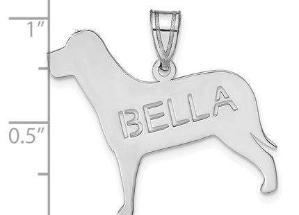 14k White Gold Pendants Style XNA691W - Classique Jewelry Inc.