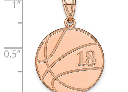 14k Rose Gold Pendants Style XNA695R - Classique Jewelry Inc.