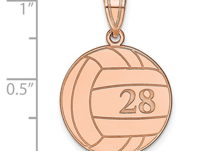 14k Rose Gold Pendants Style XNA696R - Classique Jewelry Inc.