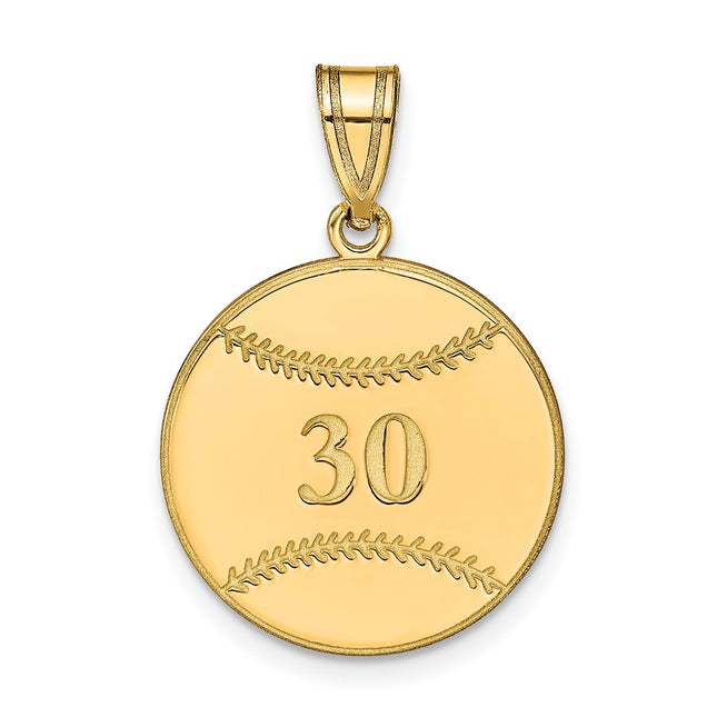 14k Yellow Gold Pendants Style XNA697Y - Classique Jewelry Inc.