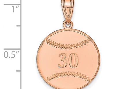 14k Rose Gold Pendants Style XNA697R - Classique Jewelry Inc.