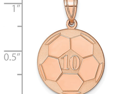 14k Rose Gold Pendants Style XNA698R - Classique Jewelry Inc.