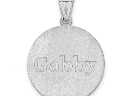 14k White Gold Pendants Style XNA698W - Classique Jewelry Inc.