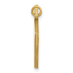 14K Yellow Gold Personalized Megaphone Pendant view