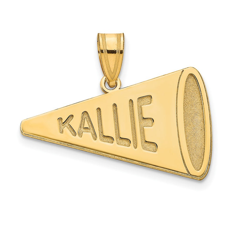 14K yellow gold pendant