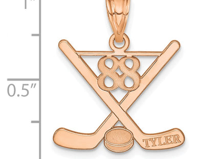 14k Rose Gold Pendants Style XNA703R - Classique Jewelry Inc.
