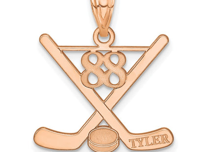 14k Rose Gold Pendants Style XNA703R - Classique Jewelry Inc.